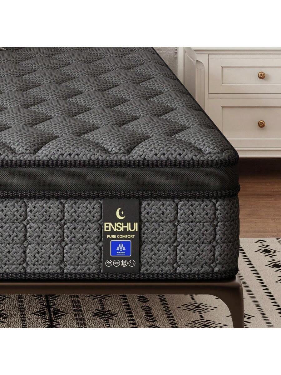 Memory Foam Mattress In A Box Queen - 12/14 inch hybride matras, verkrijgbaar in