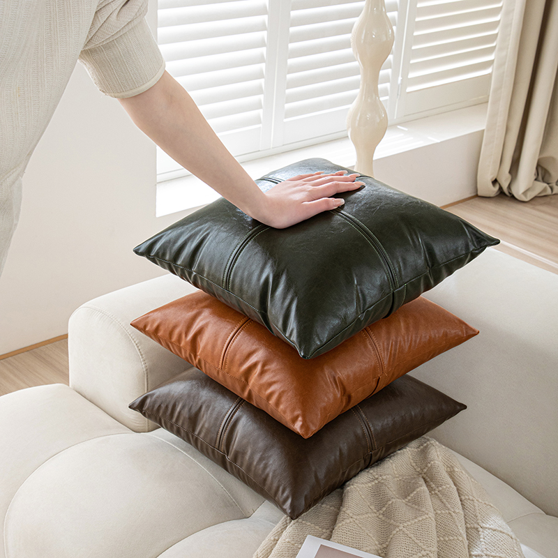 Headboard Cushion Backrest Tatami - Waterdichte PU lederen rugkussen, kattenkrabkussen, lederen