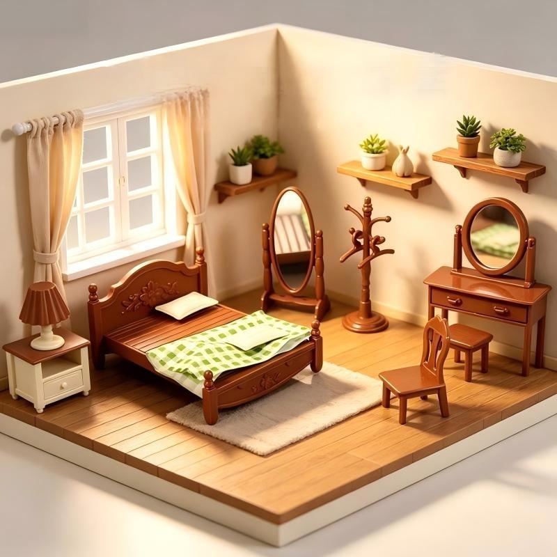 Nieuwe miniatuurmeubels voor e - Bedroom Furniture recensie en prijs