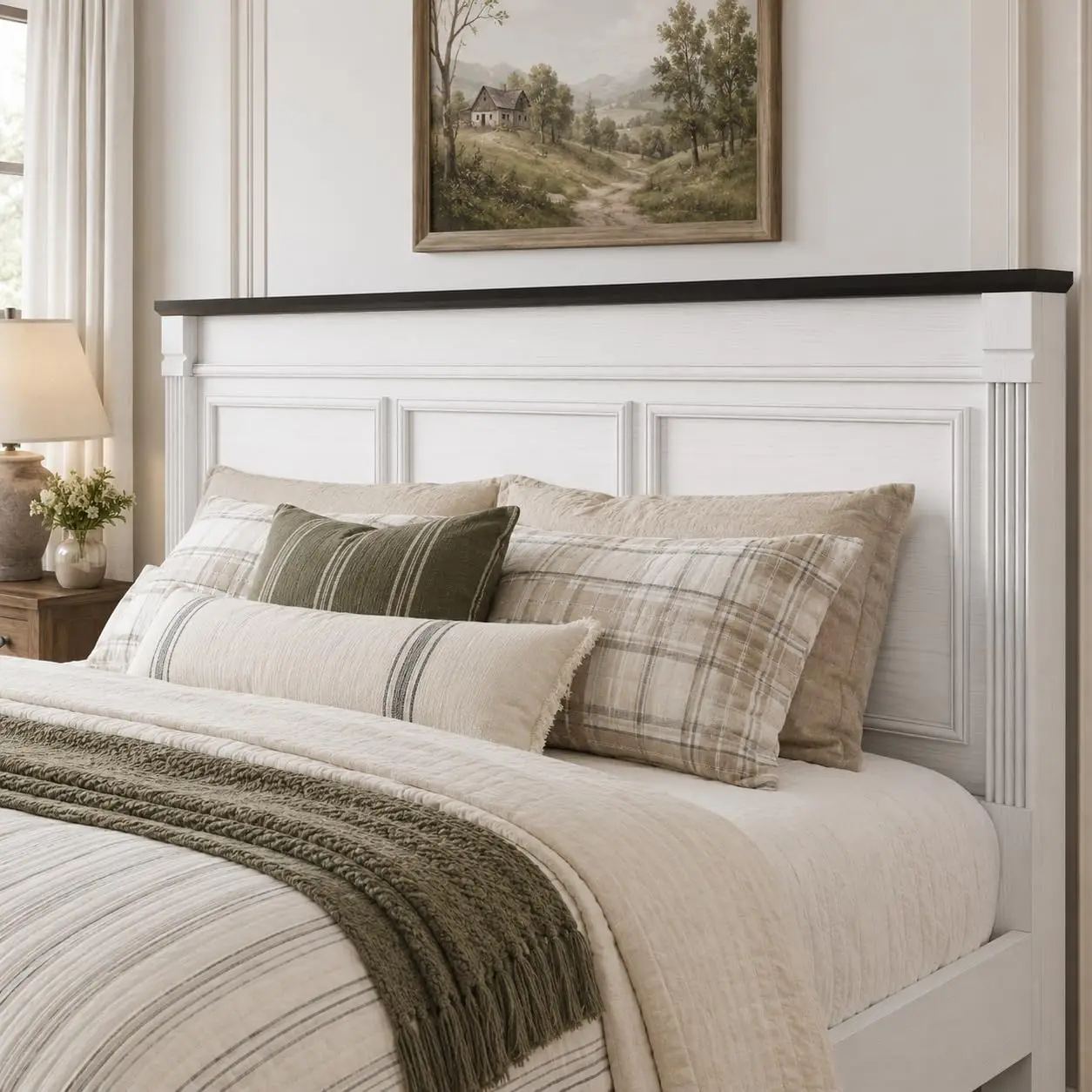 Boerderijstijl bedframe in kin - King Size Bed Frame With Storage Drawers recensie en prijs