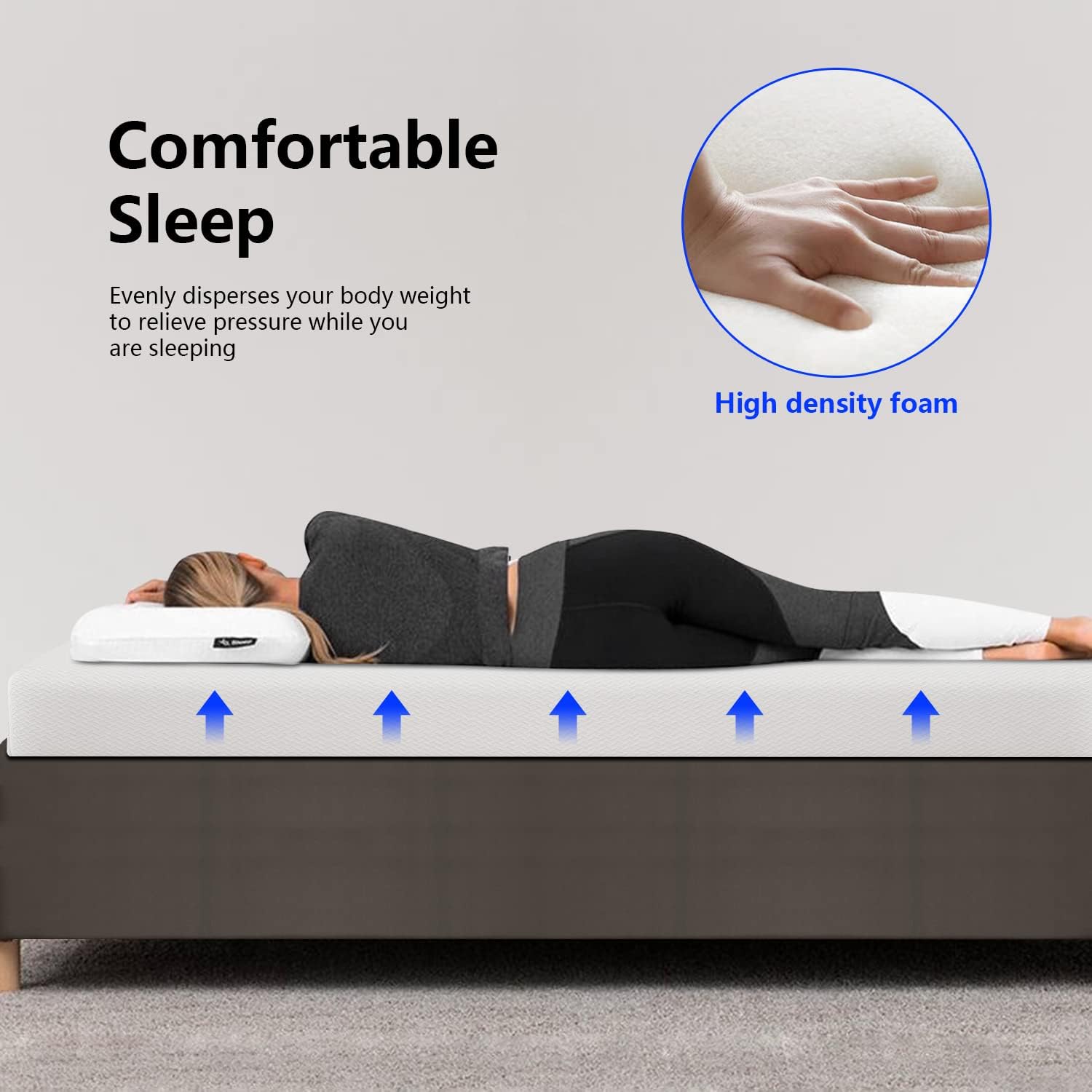 Queensize matras, 6 inch gel-g - Memory Foam Mattress In A Box Queen recensie en prijs