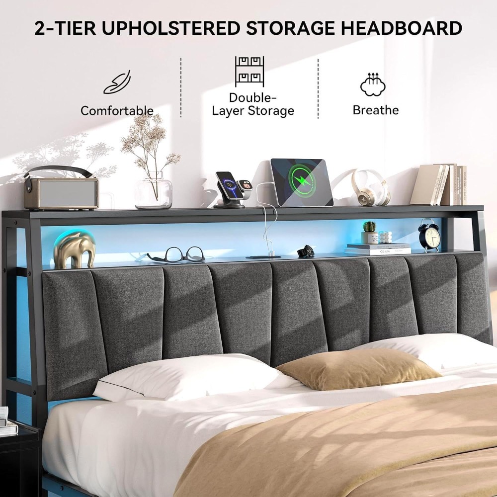 Kingsize bedframe met opbergru - King Size Bed Frame With Storage Drawers recensie en prijs