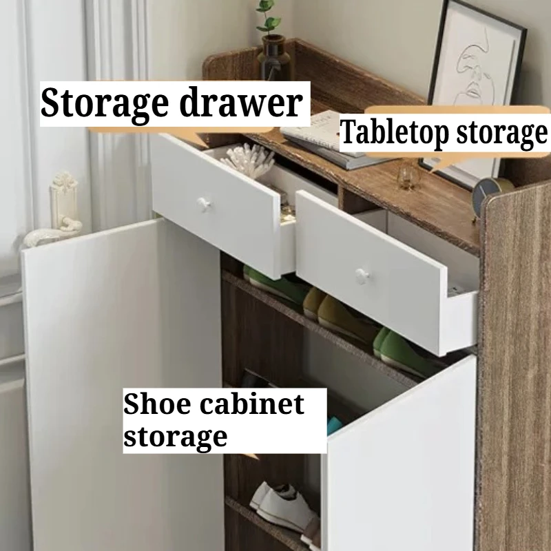 &Slim 20cm schoenenkast voor d - Shoe Rack Cabinet Narrow Entryway recensie en prijs