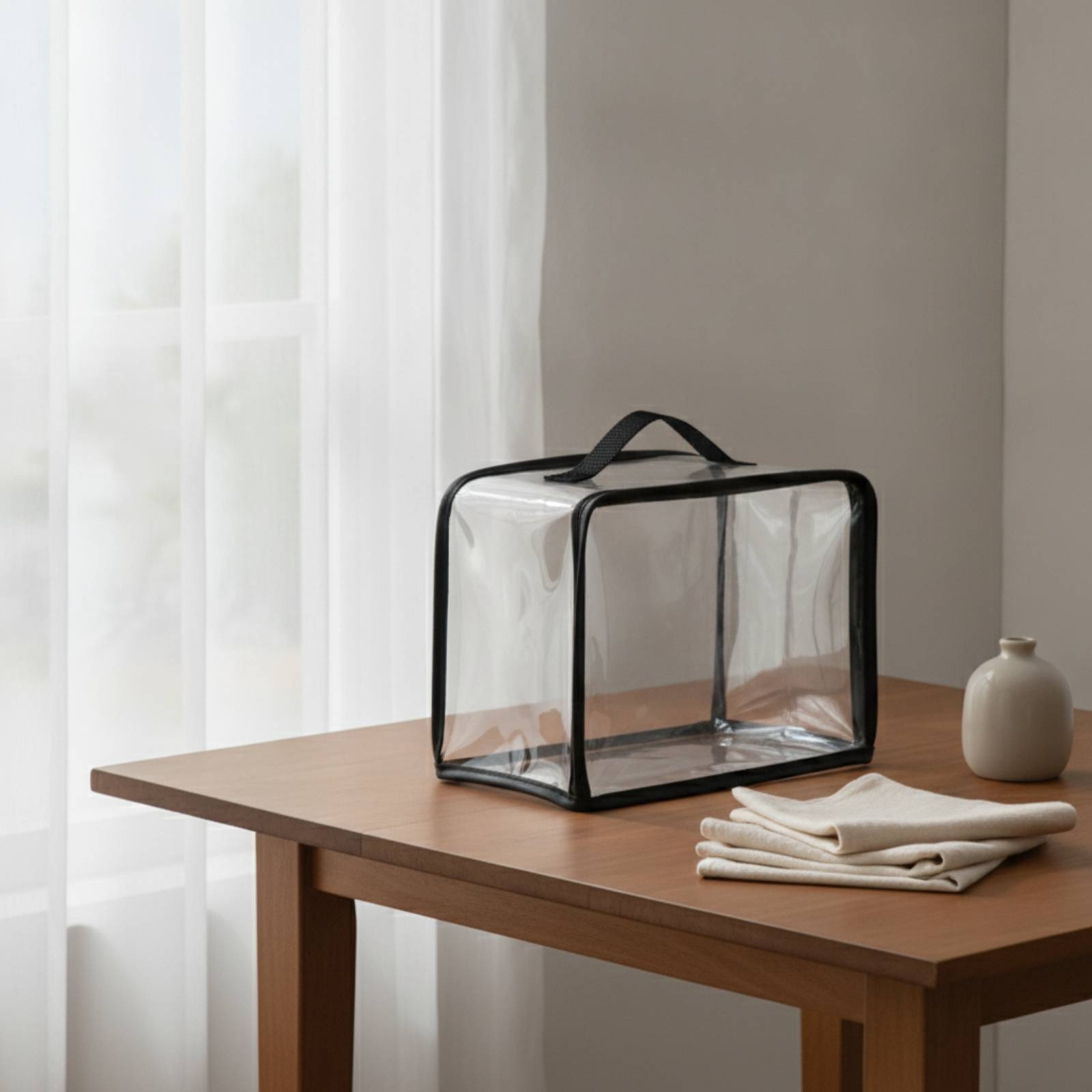 Handtas opberghoes Transparant - Wardrobe Closet Portable Fabric Cover recensie en prijs