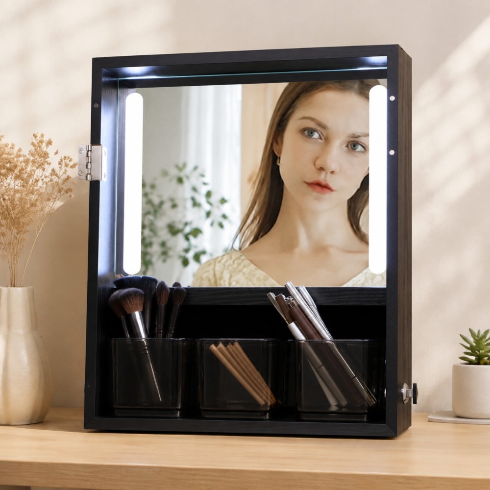 Afsluitbare staande sieradenka - Full Length Mirror Jewelry Armoire recensie en prijs