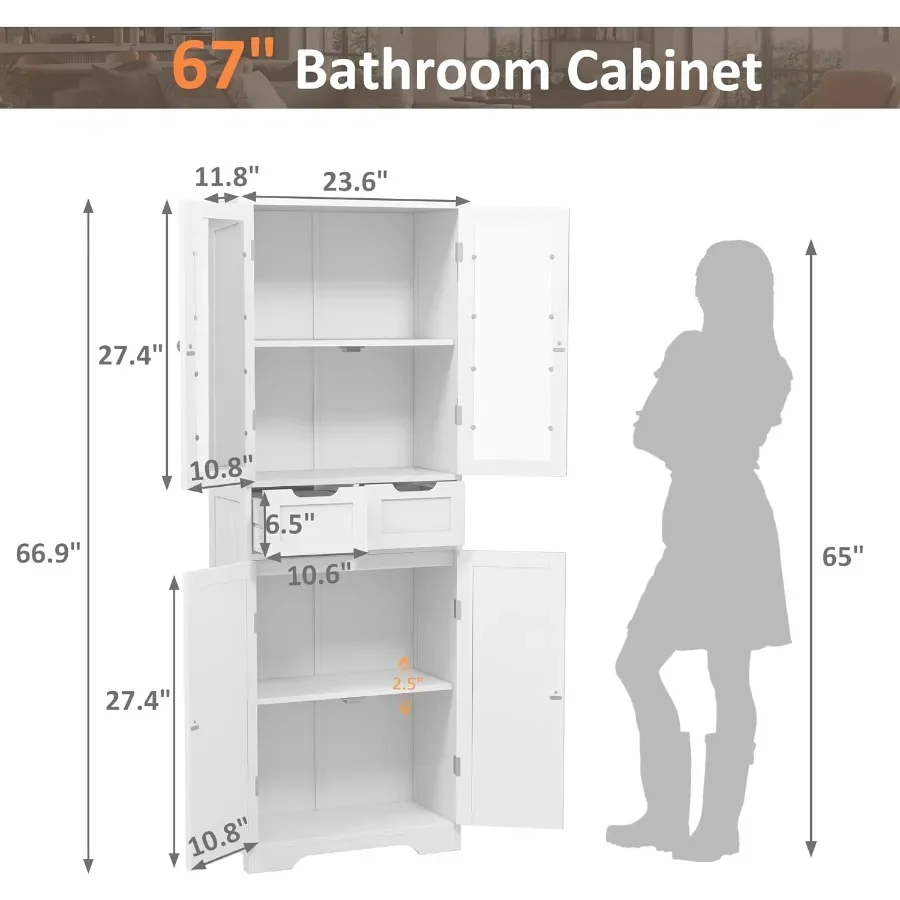 67 cm hoge badkamerkast, vrijs - Storage recensie en prijs