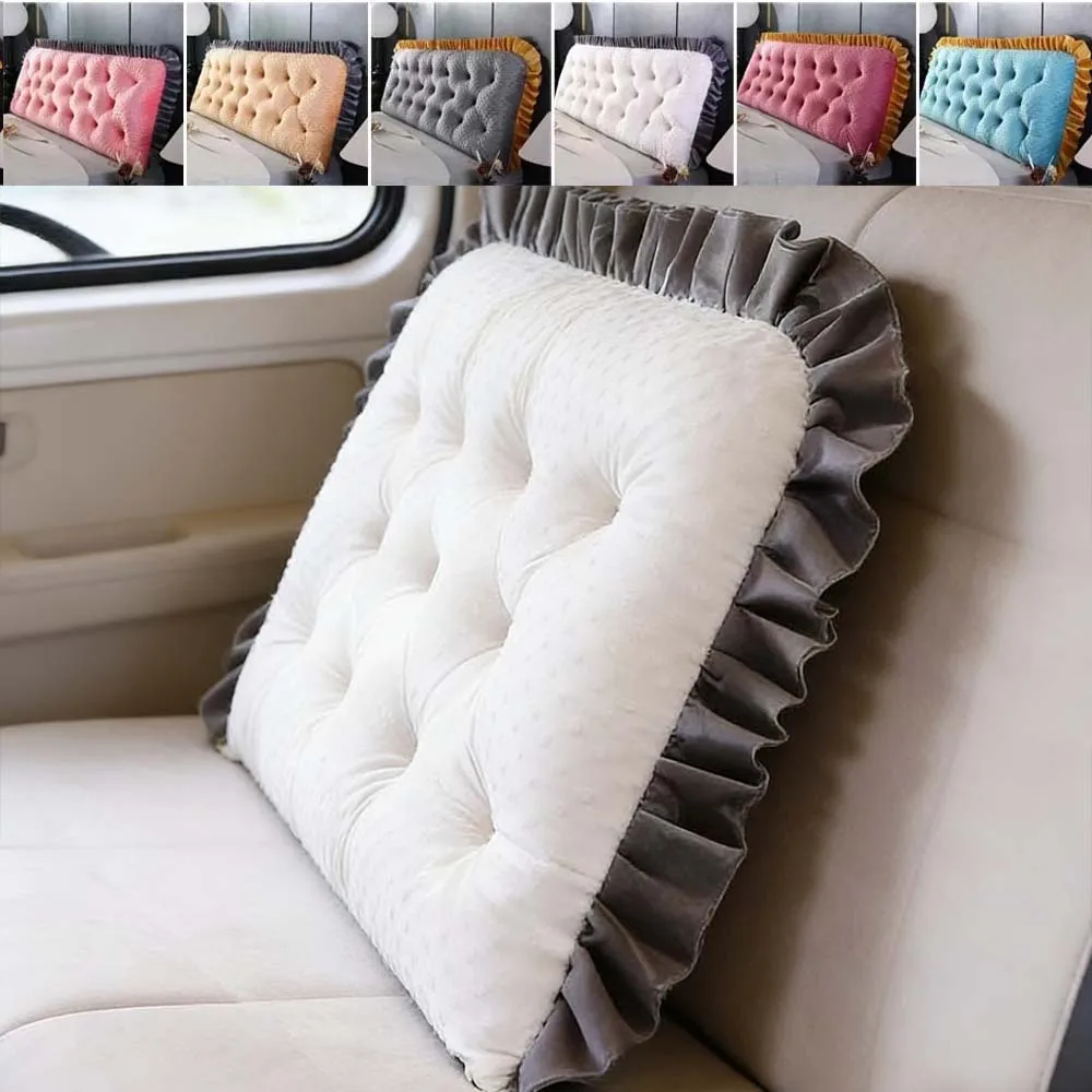 Hoofdkussen met ruches aan de  - Headboard Cushion Backrest Tatami recensie en prijs