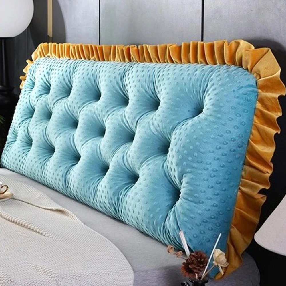 Hoofdkussen met ruches aan de  - Headboard Cushion Backrest Tatami recensie en prijs
