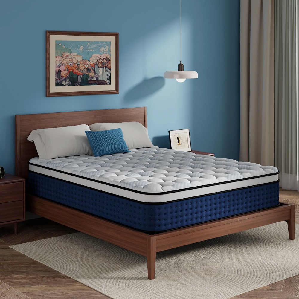 Queen-matras, 12 inch hybride  - Memory Foam Mattress In A Box Queen recensie en prijs