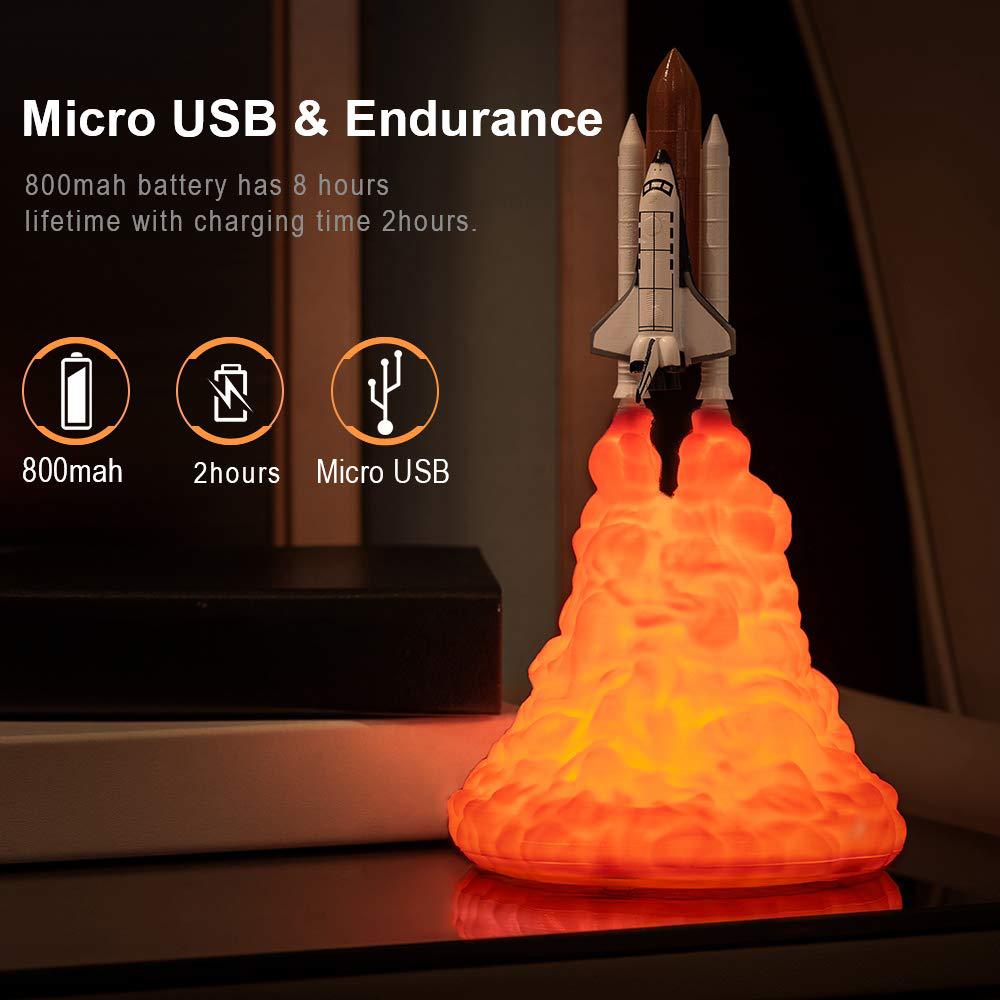 USB Oplaadbare Space Shuttle R - Floating Nightstand With Led Light recensie en prijs
