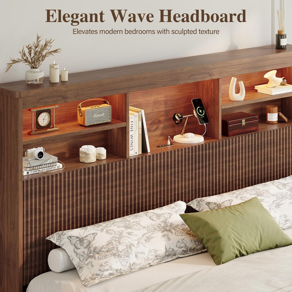 Bedframe voor een kingsize bed - King Size Bed Frame With Storage Drawers recensie en prijs