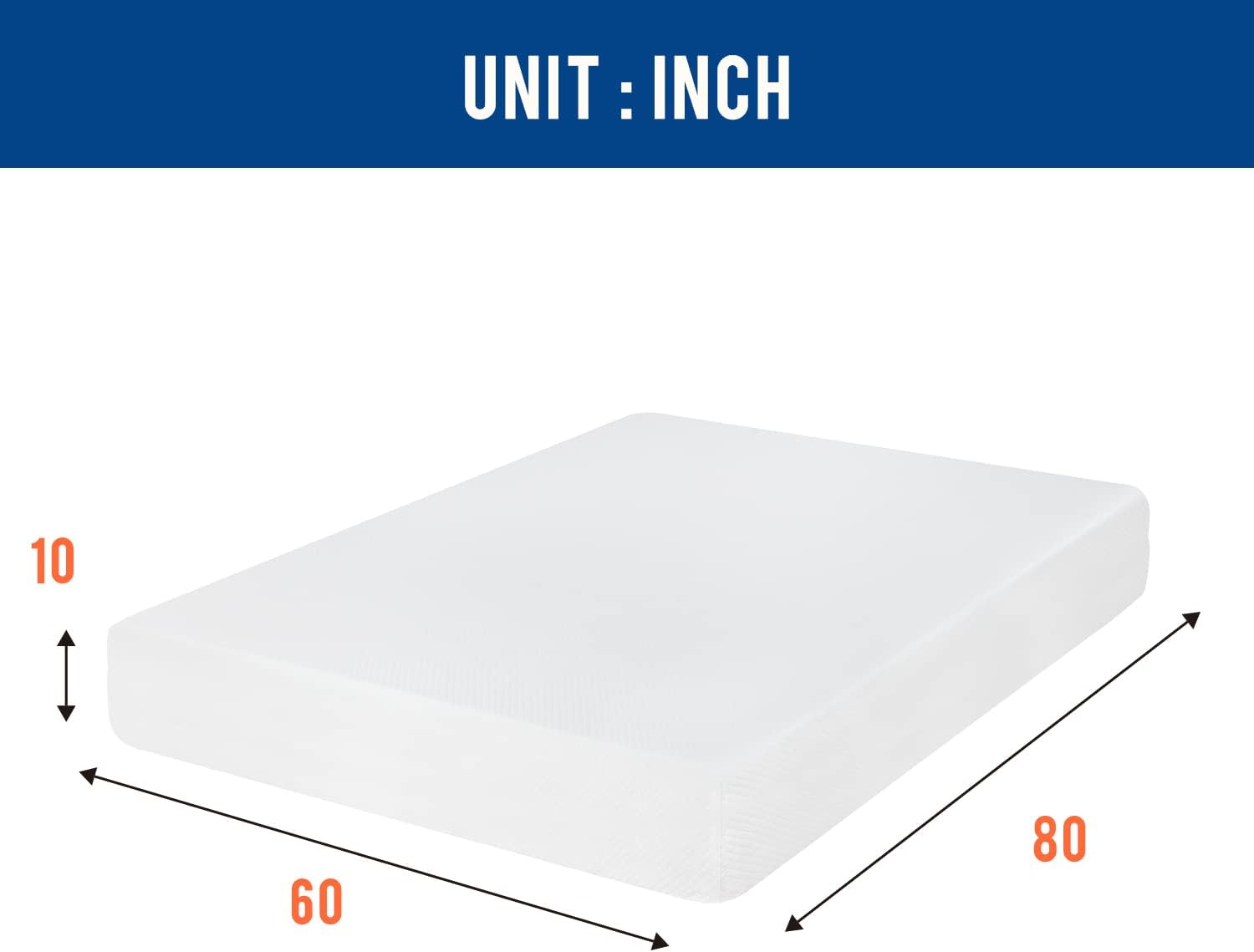 5/6/8/10/12-inch Gel Memory Fo - Memory Foam Mattress In A Box Queen recensie en prijs