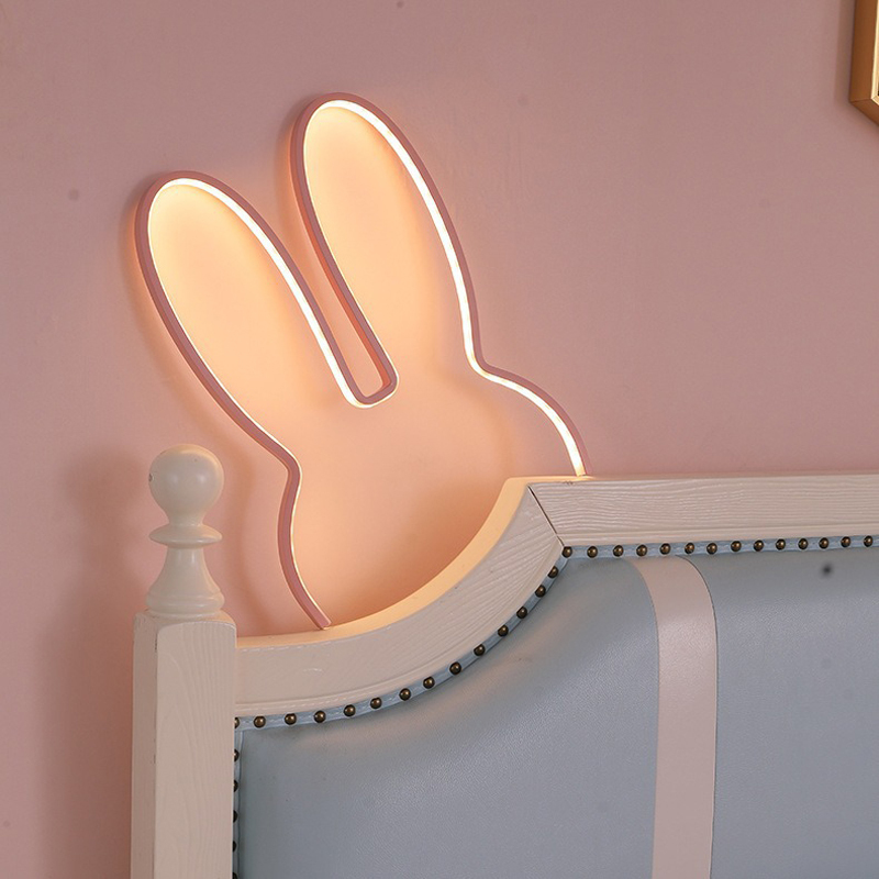 Leuke Led Konijn Wandlampen US - Floating Nightstand With Led Light recensie en prijs