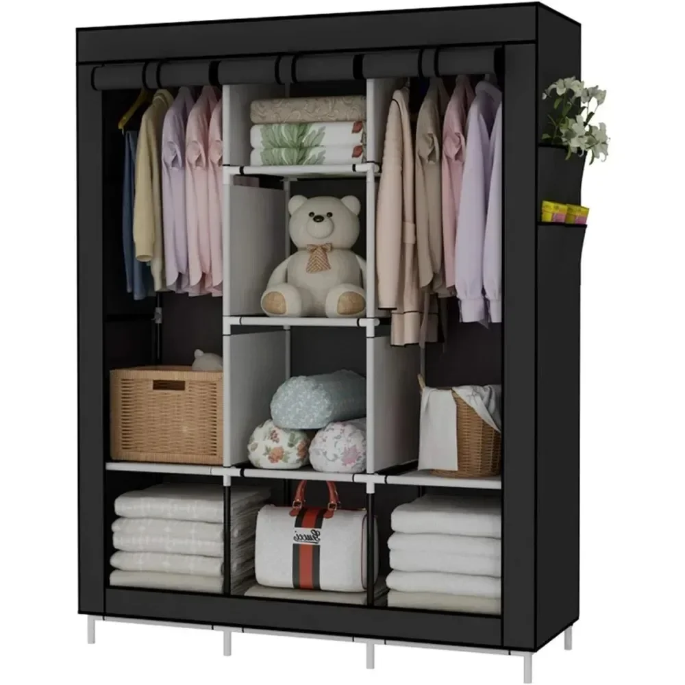 Draagbare kledingkast, kleding - Wardrobe Closet Portable Fabric Cover recensie en prijs